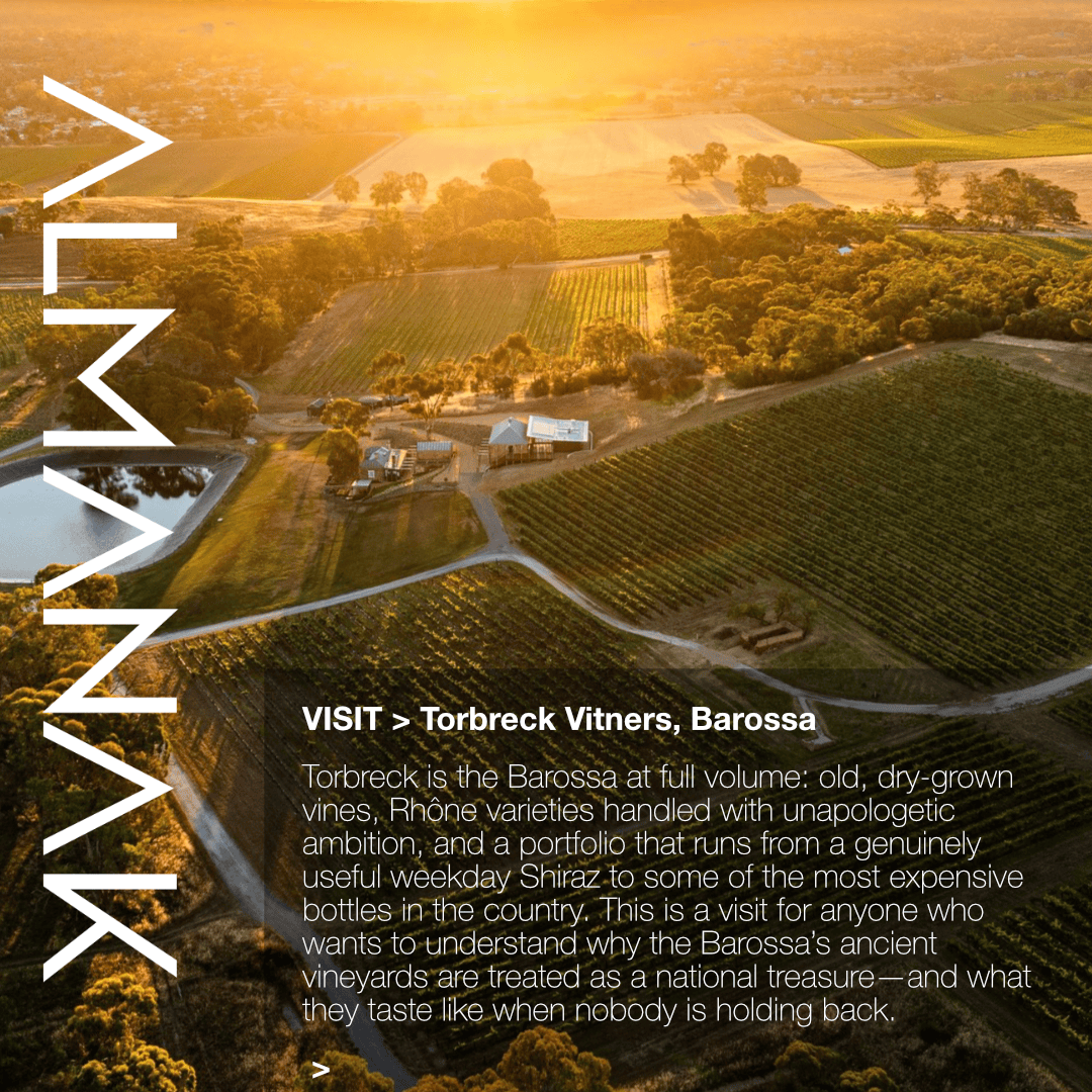 ALMANAK VISIT > Torbreck Vitners, Barossa