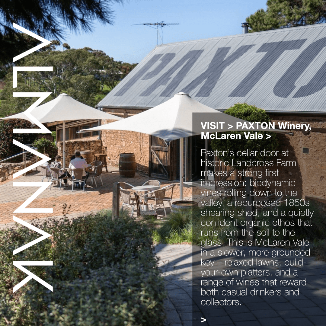 Paxton Winery, McLaren Vale SA